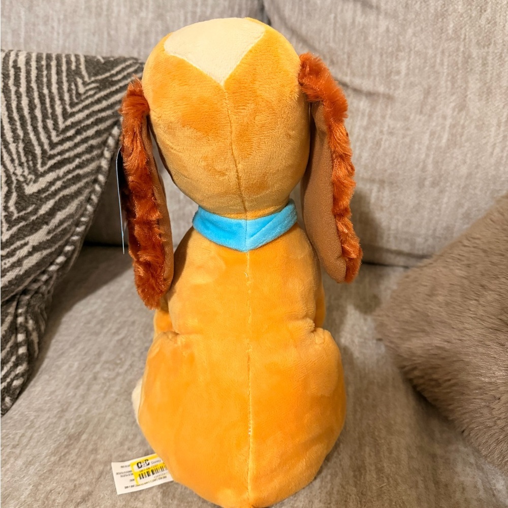 Disney Plush Dog with Blue Collar Lady - Picture 3 of 5